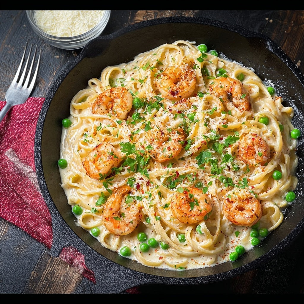 Shrimp Fettuccine Alfredo