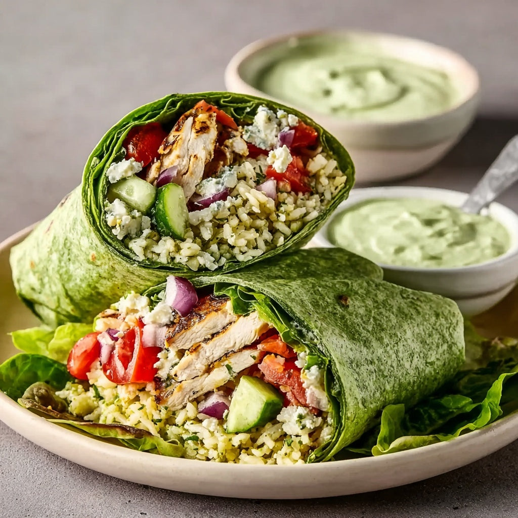 Herb Chicken Green Goddess Wrap