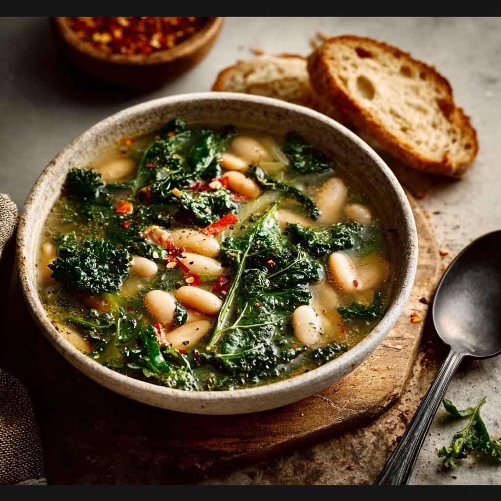 Italian Kale and White Bean Soup