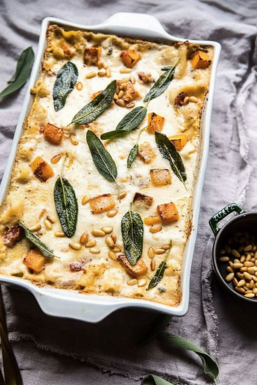 Butternut Squash White Lasagna