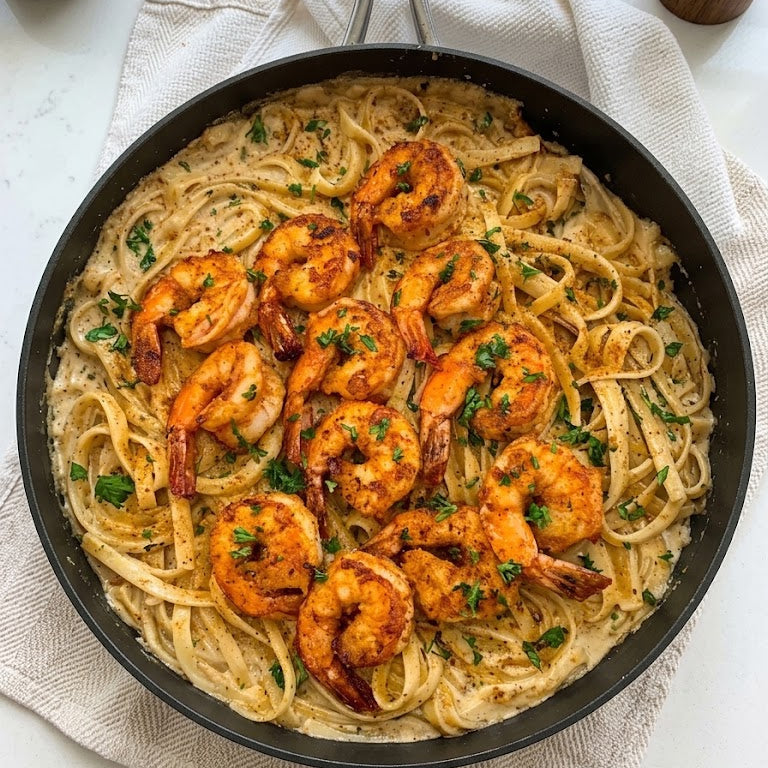 Cajun Shrimp Alfredo