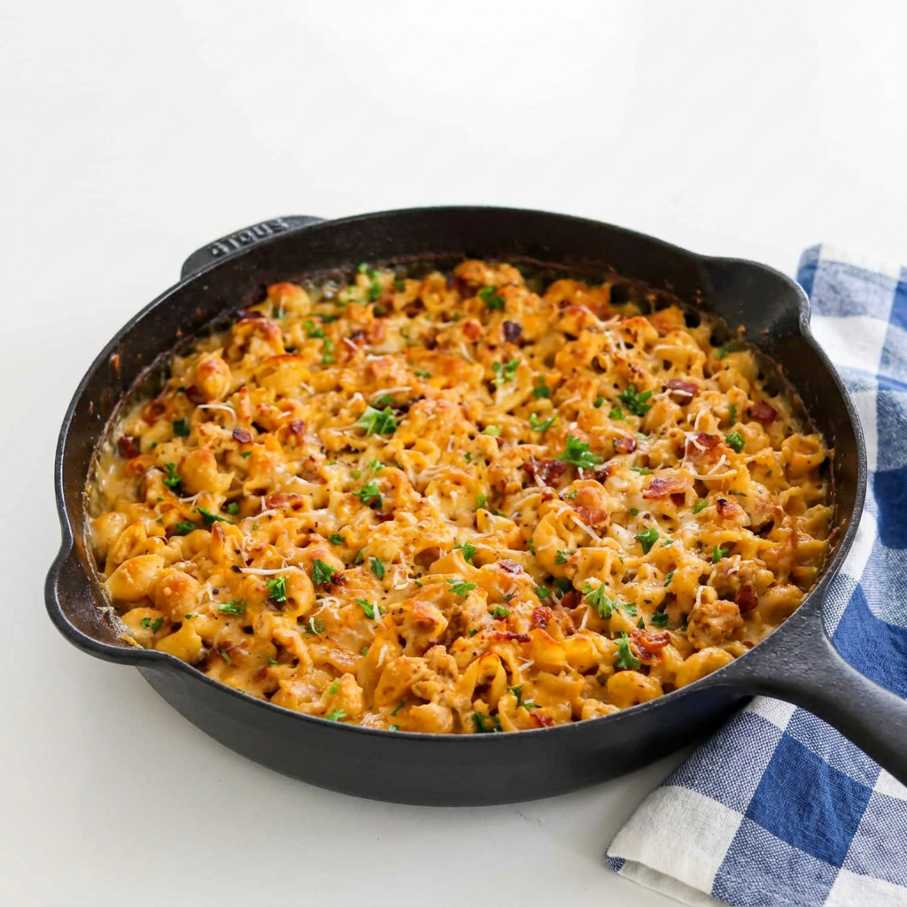 Chicken Bacon Mac and Cheese