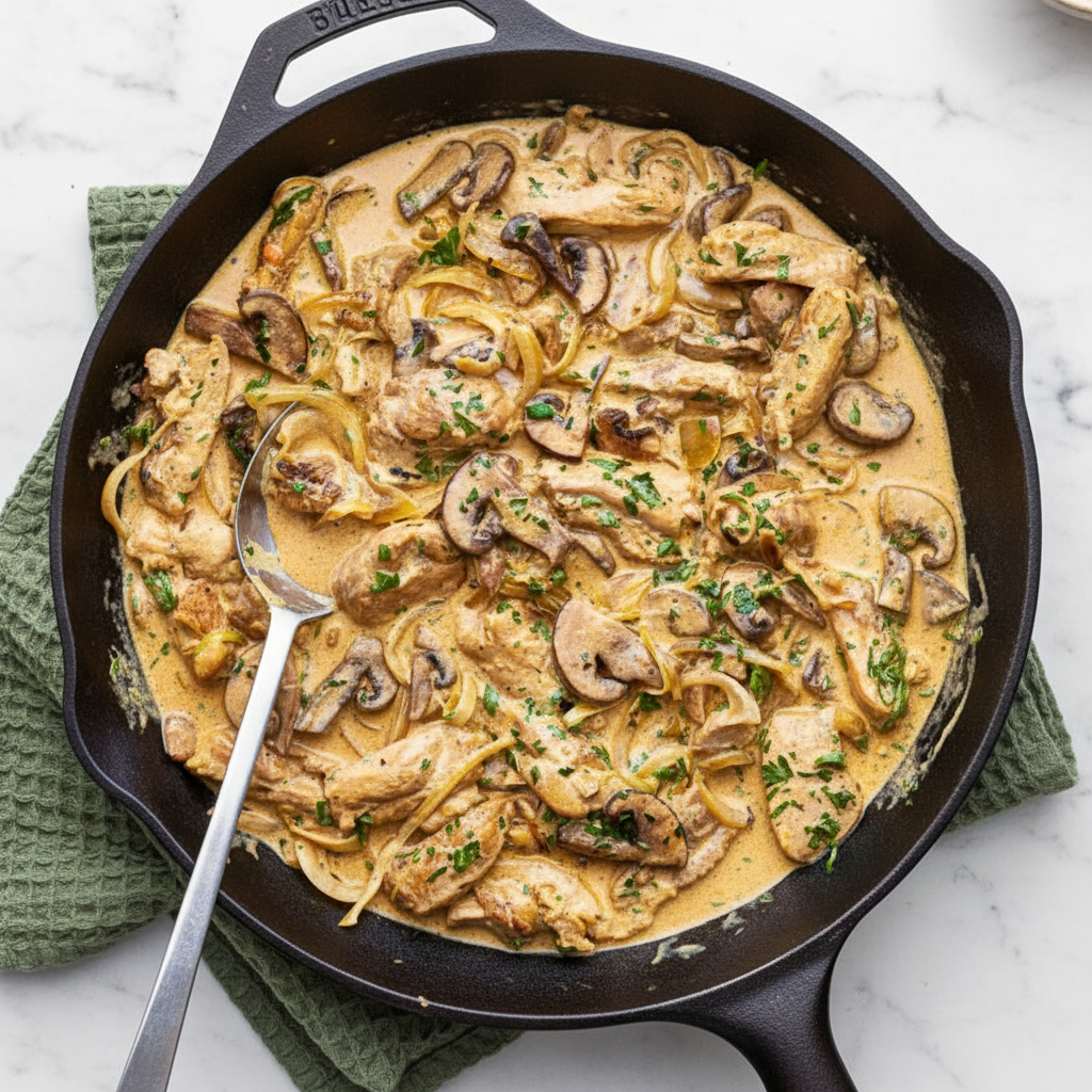 Chicken Stroganoff