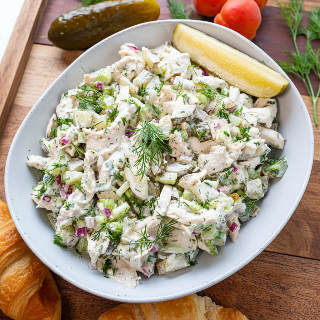 Dill Pickle Chicken Salad