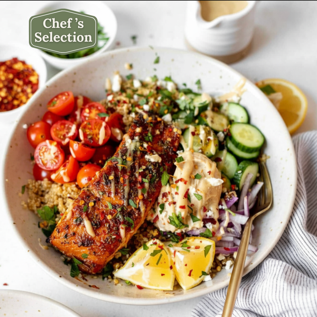 Greek Salmon Bowls