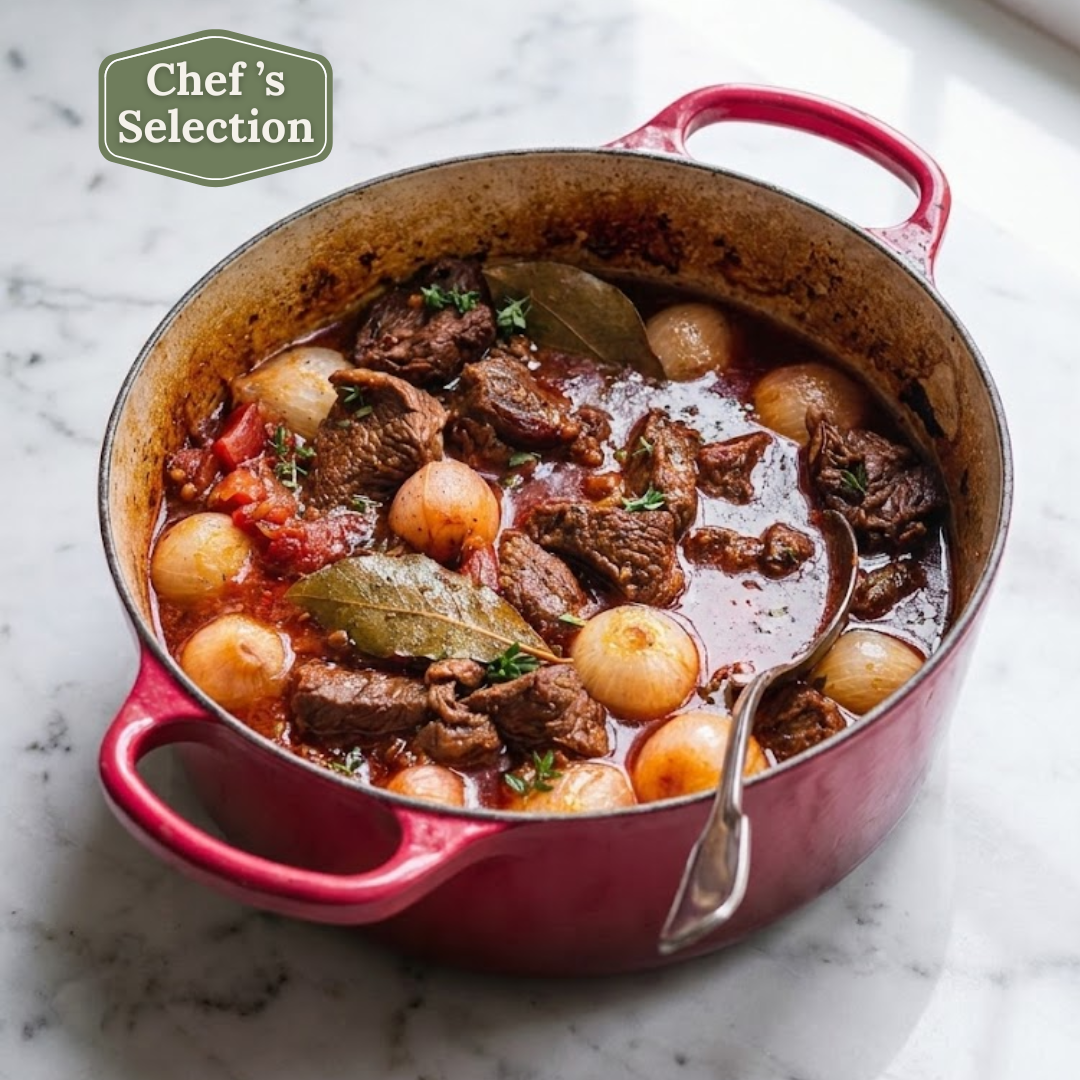 Stifado (Greek Slow Roasted Beef)