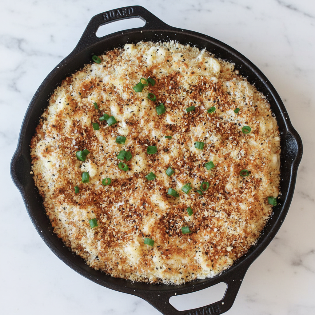 Everything Bagel 3 Cheese Mac