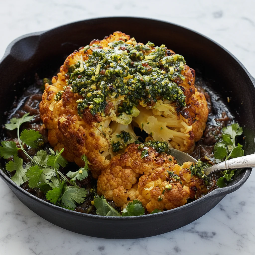 Whole Roast Cauliflower, various flavors