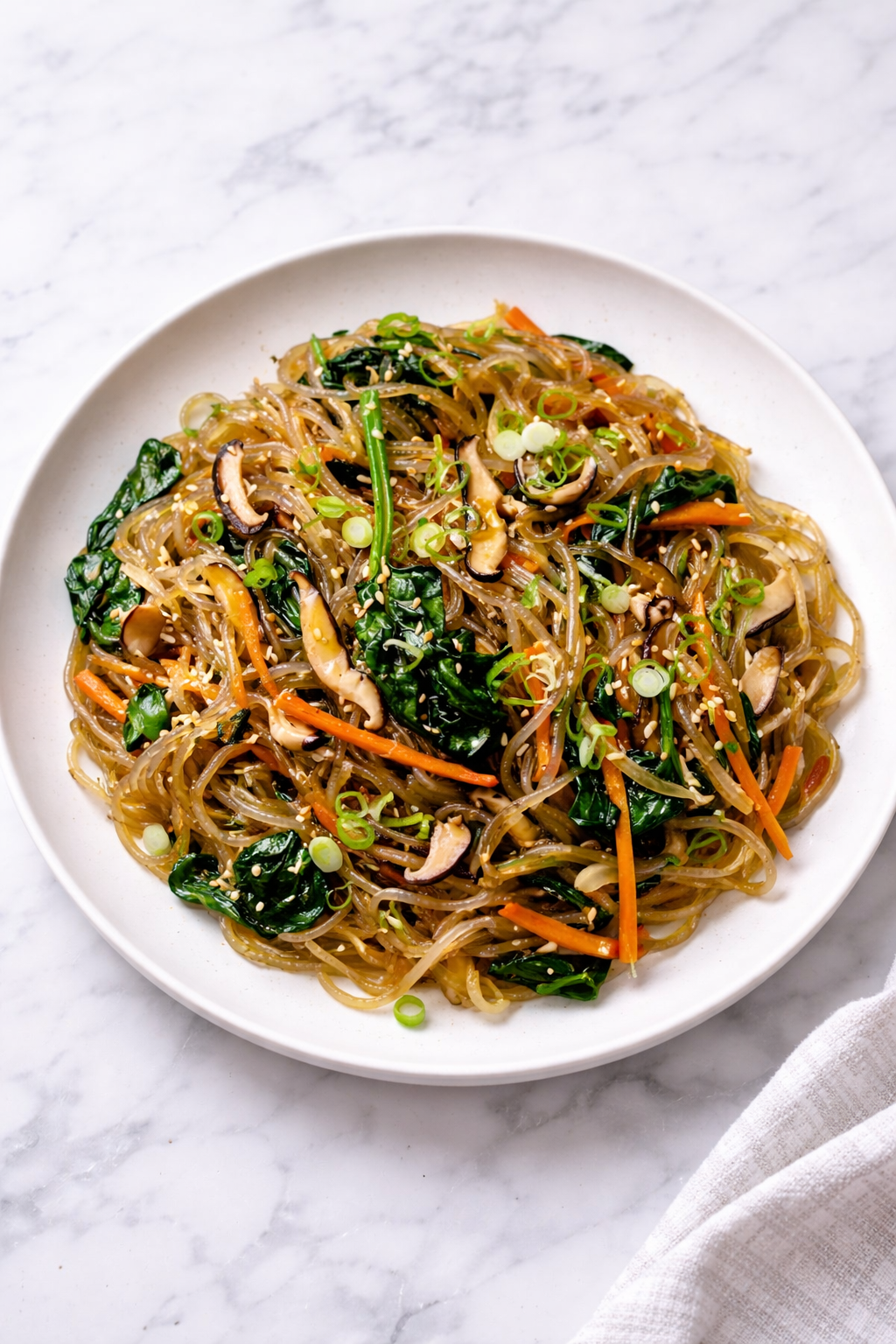 Korean Japchae Noodles