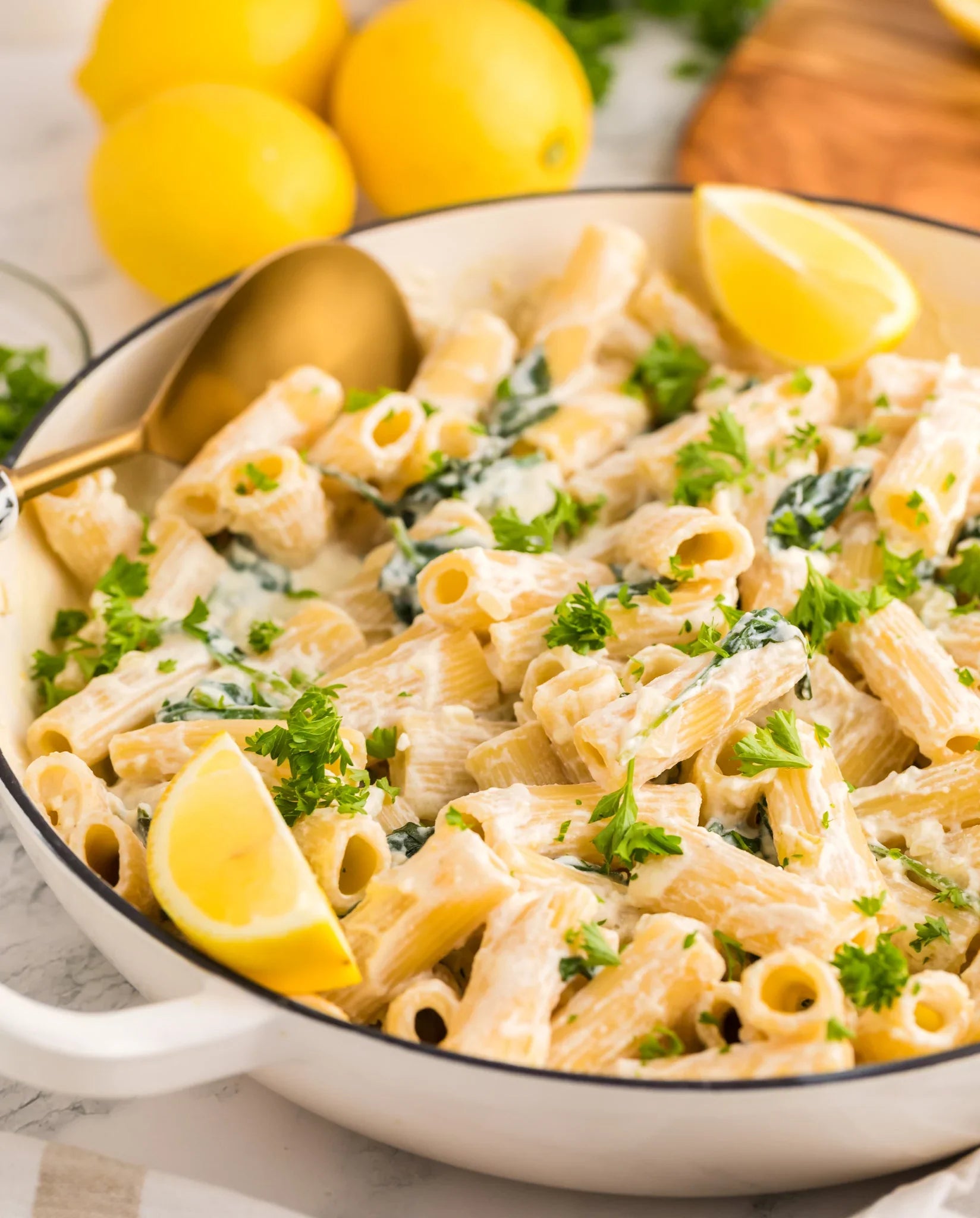 Lemon Ricotta Pasta with Chicken