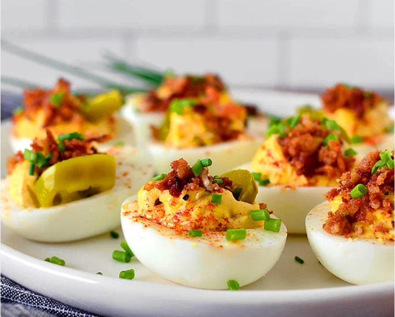 Loaded Up Deviled Eggs