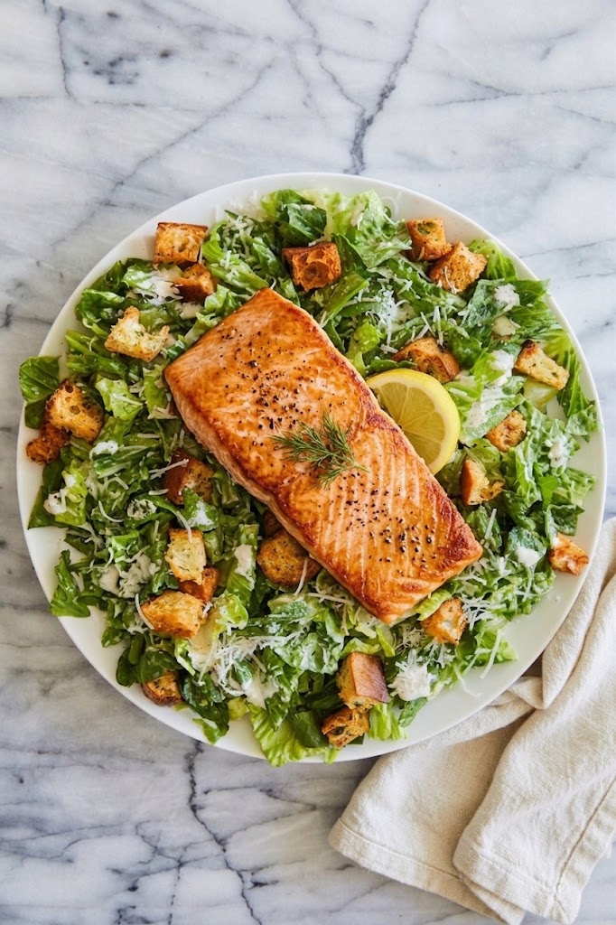 Salmon Caesar Salad