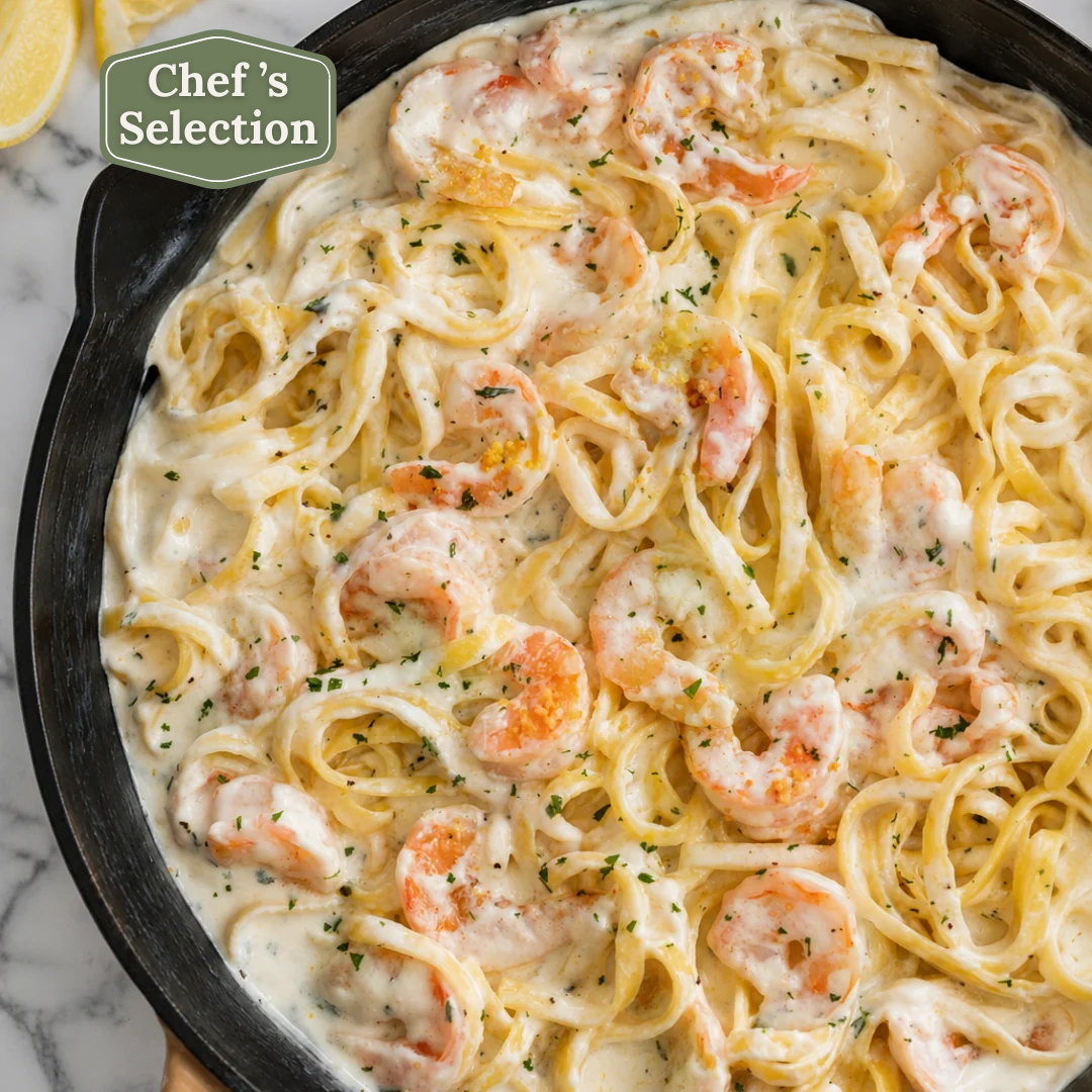 Shrimp Fettuccine Alfredo