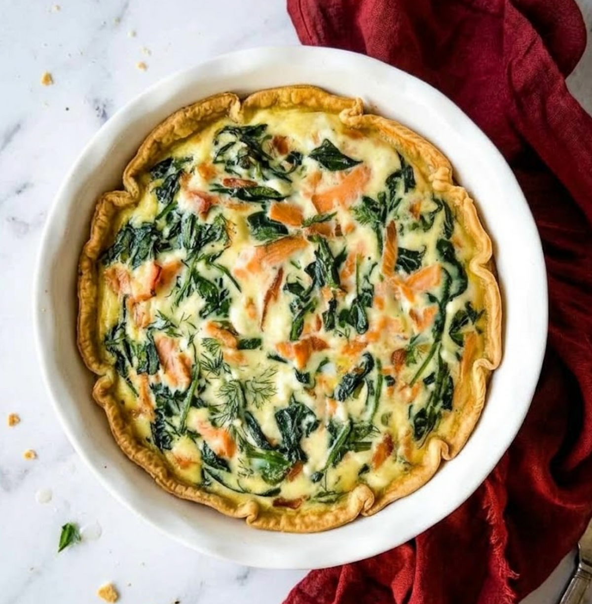 Smoked Salmon Quiche