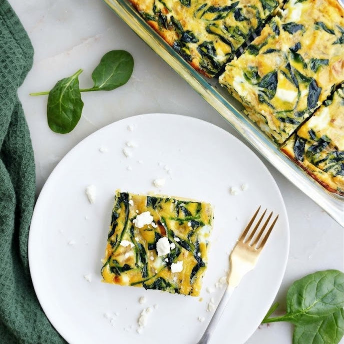 Spinach and Feta Brunch Casserole