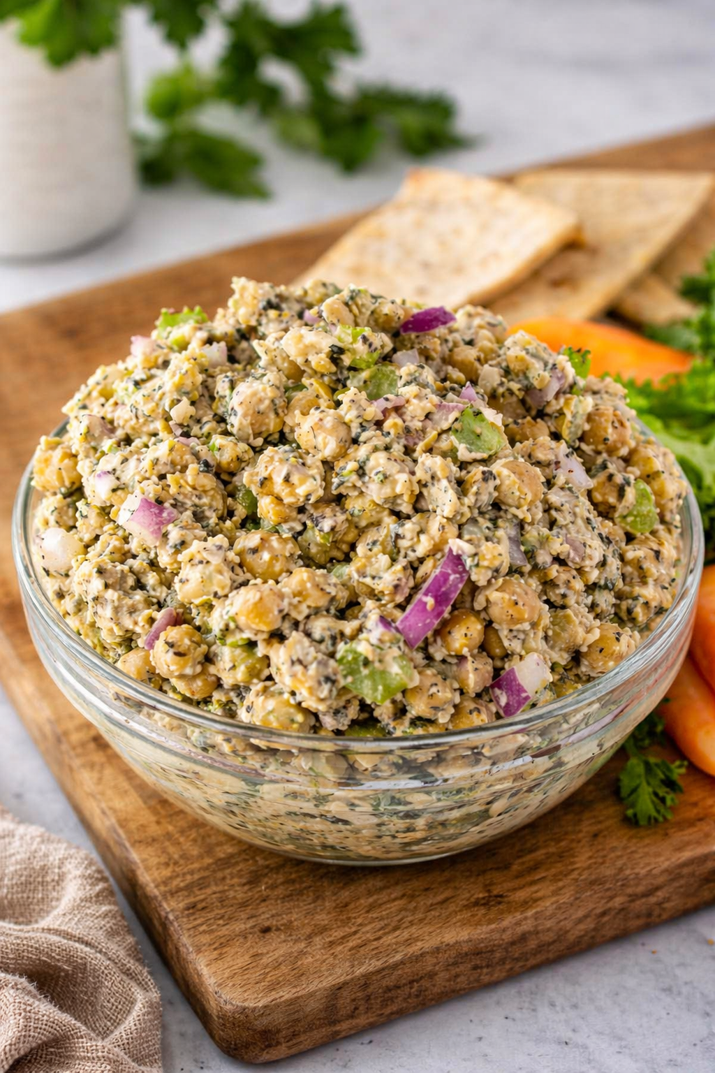 Vegan Sushi Bowl with Umami Chickpea Salad