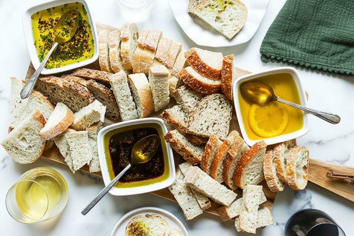 Artisan Bread Dip Platter
