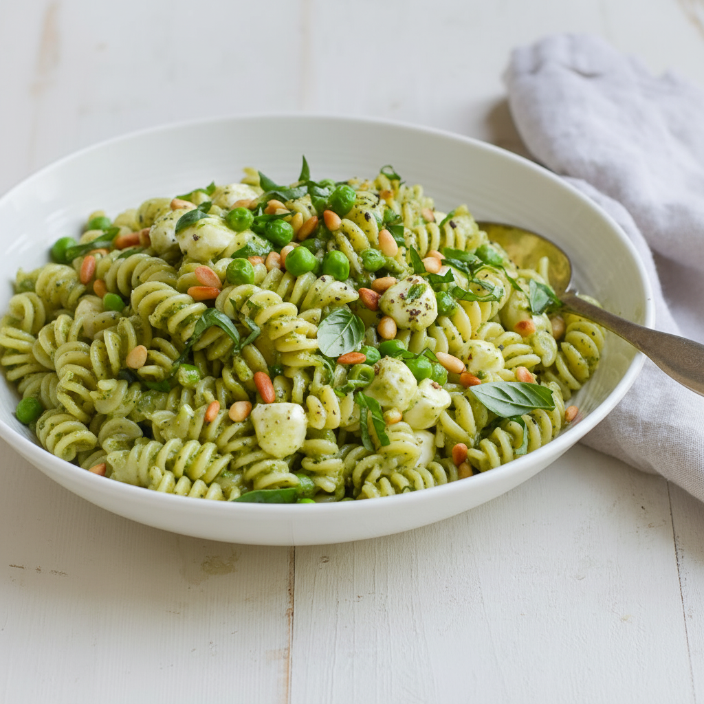 Basil Pesto Pasta Salad