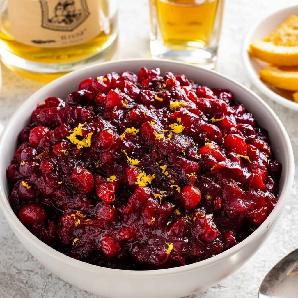 Bourbon Cranberry Sauce