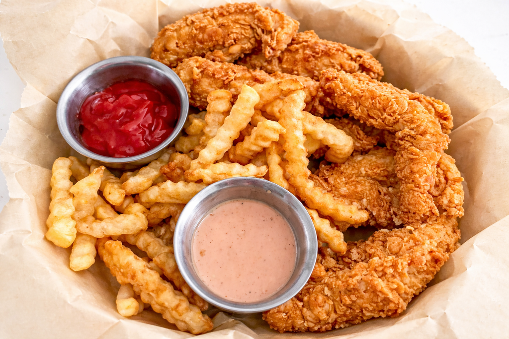 Copycat "Raising Cane's" Chicken Meal with "Cane's Sauce"