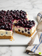 No Bake Blueberry Cheescake