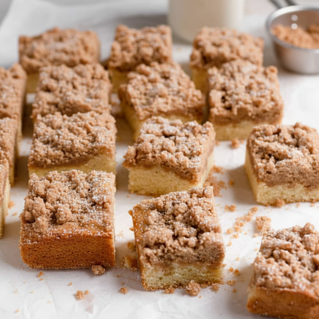 Coffee Cakes with Crumb Topping