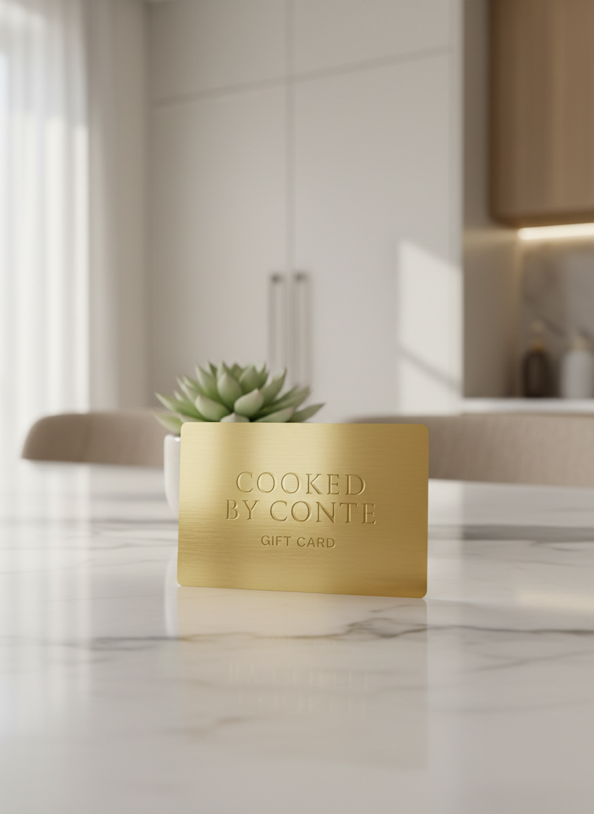 Cooked By Conte Gift Card- Private Chef Experience