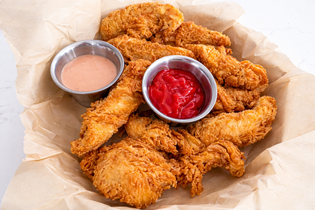 Copycat "Raising Cane's" Chicken Meal with "Cane's Sauce"