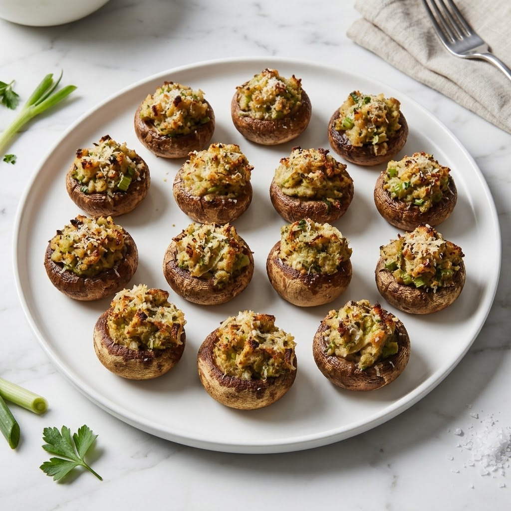 Crab Stuffed Mushrooms