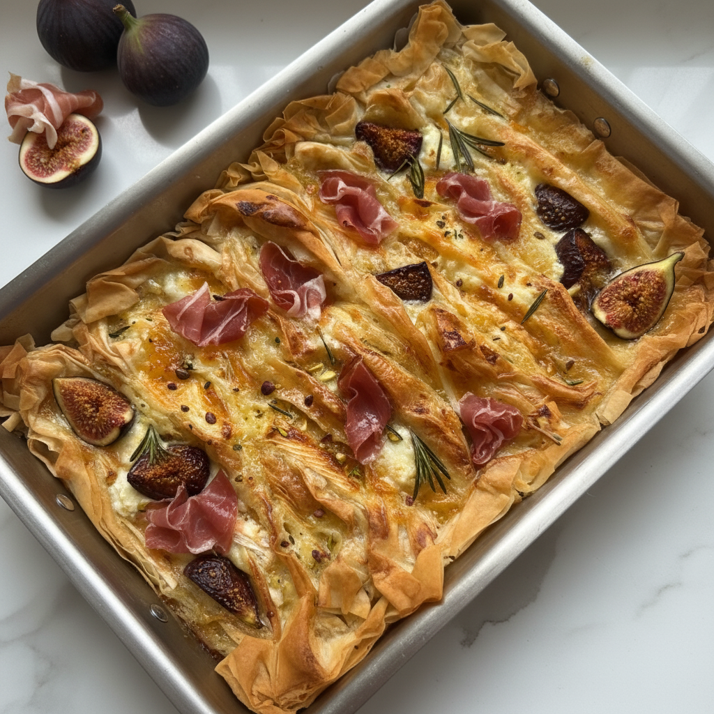 Puff Pastry Brie Crinkle Tarts