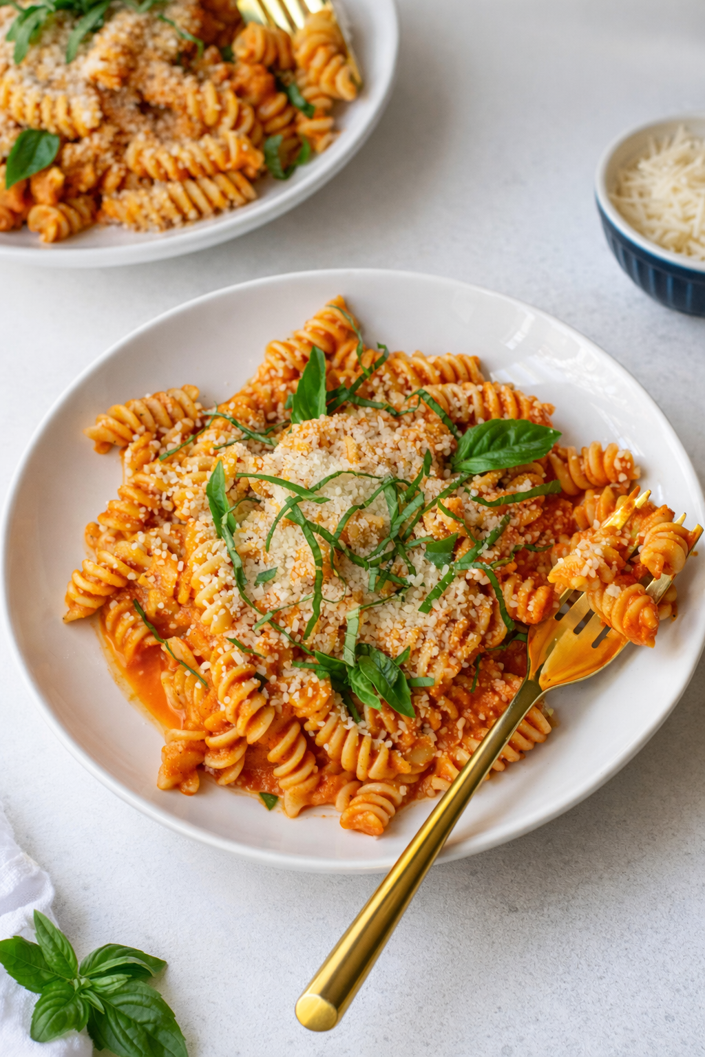 Fusilli with Romesco Sauce
