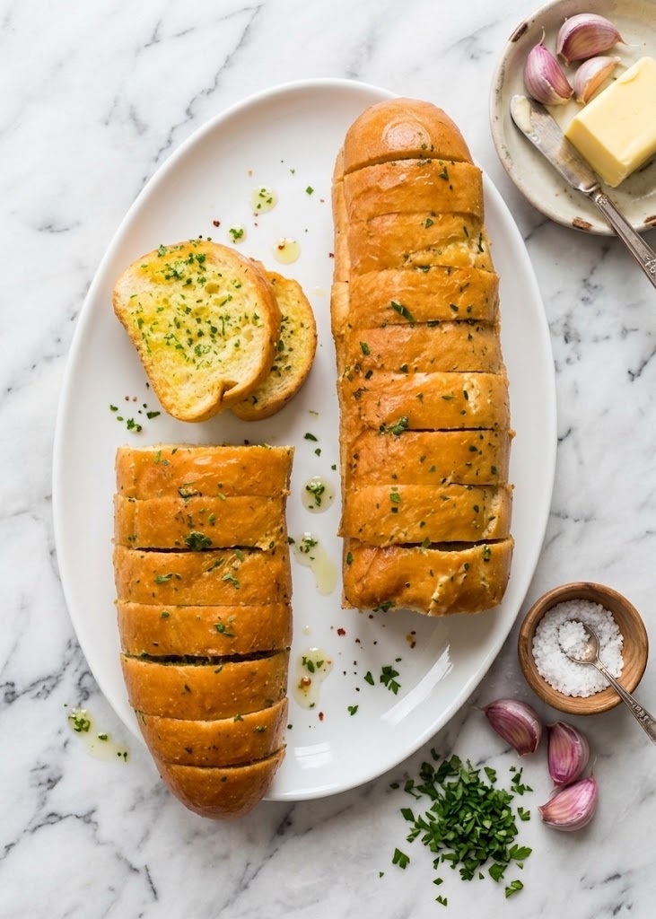Chef's Side Salad and Garlic Bread Combo