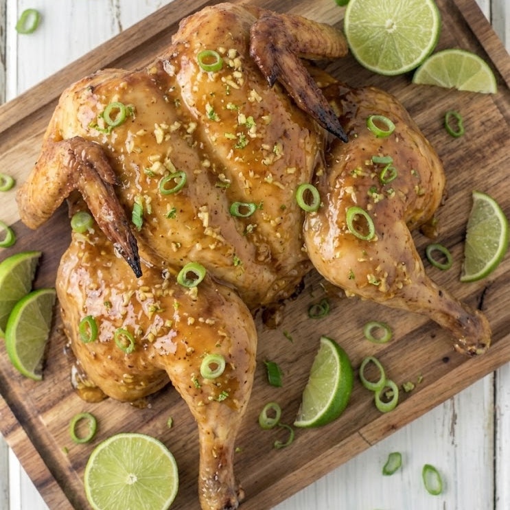 Asian Ginger Soy Roast Chicken: Whole