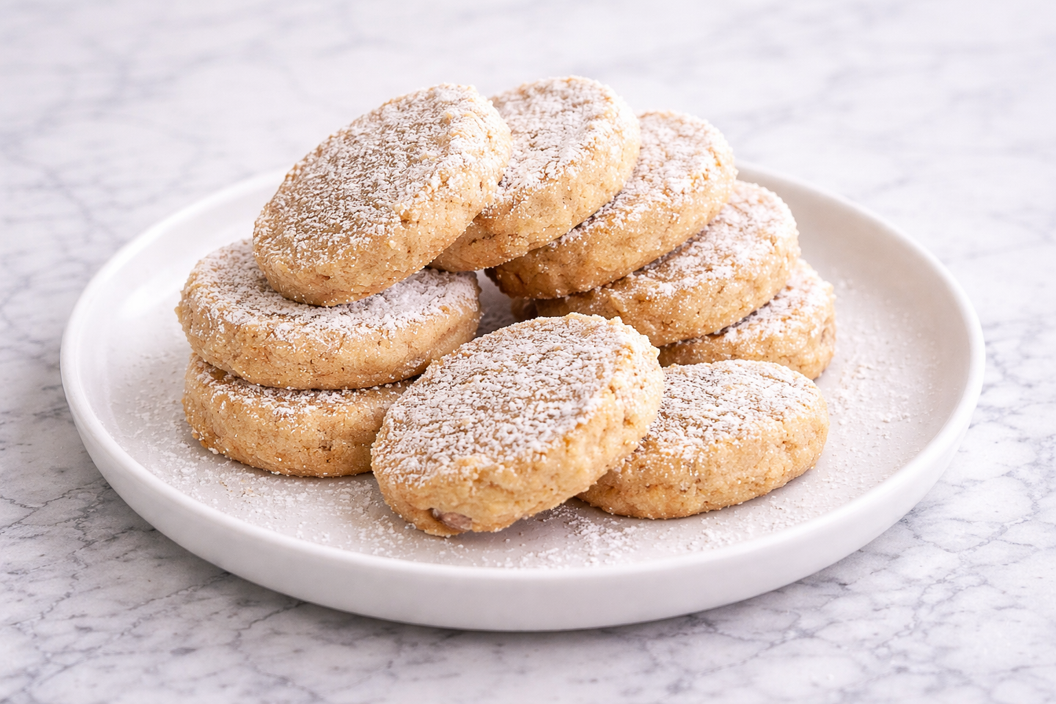Hazelnut Shortbread Cookies