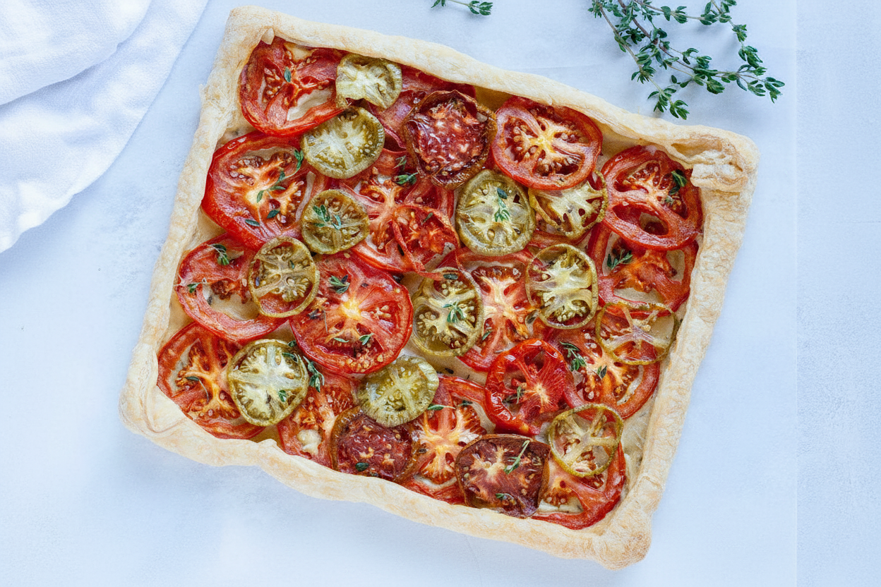 Heirloom Tomato Puff Pastry