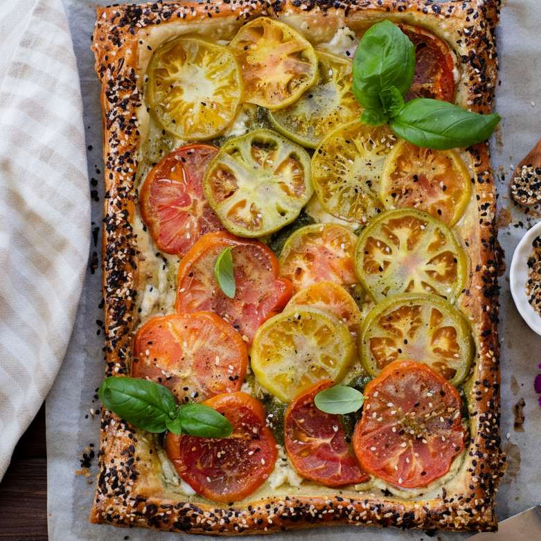 Heirloom Tomato Puff Pastry