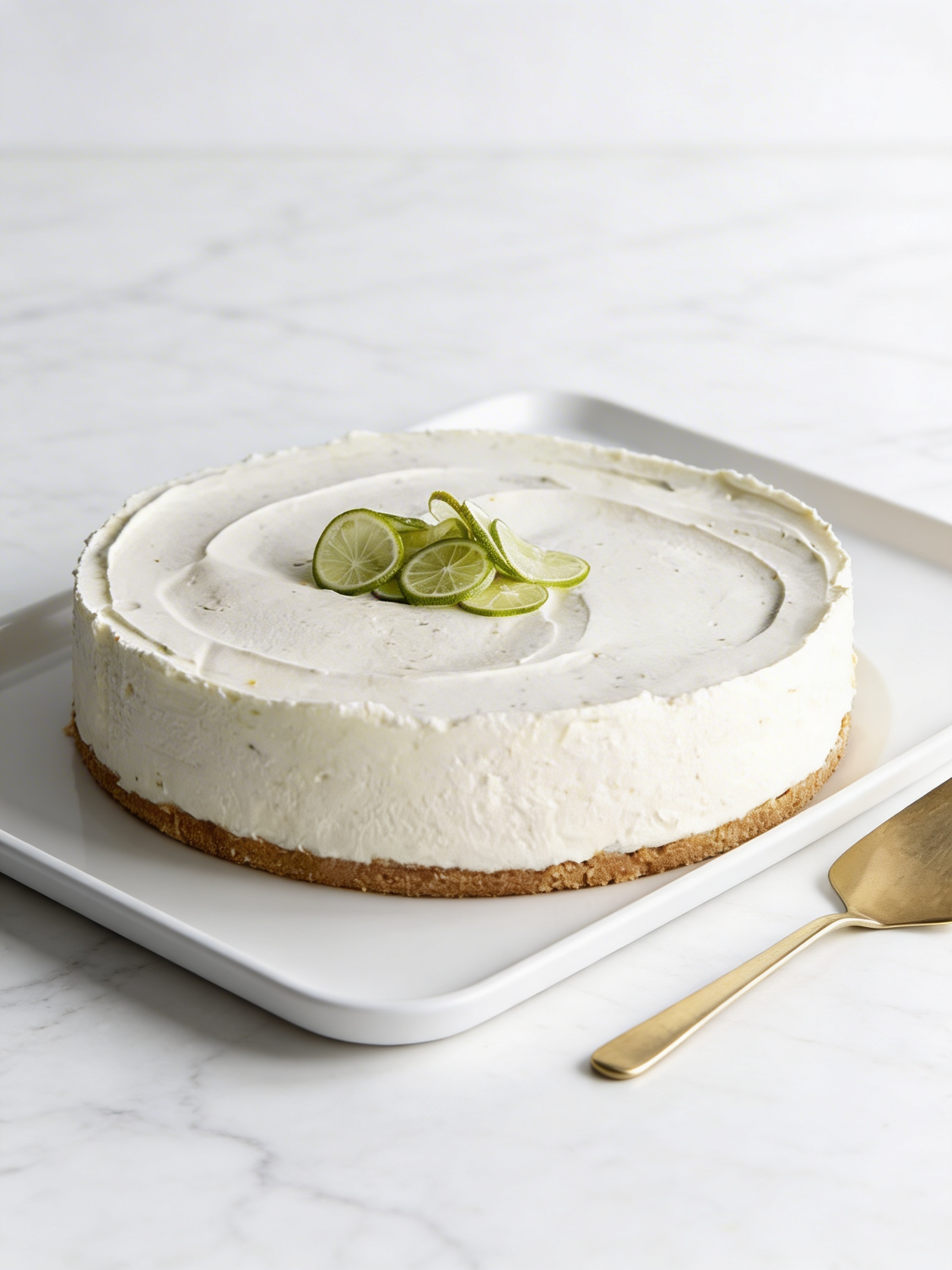 No Bake Key Lime Cheesecake