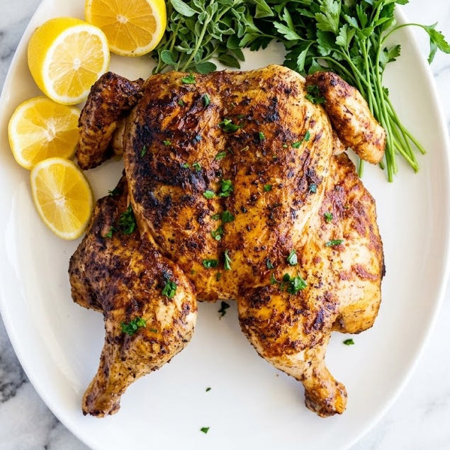 Lemon Oregano Roast Chicken: Whole