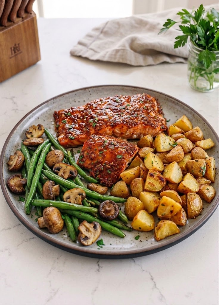 Maple Dijon Salmon