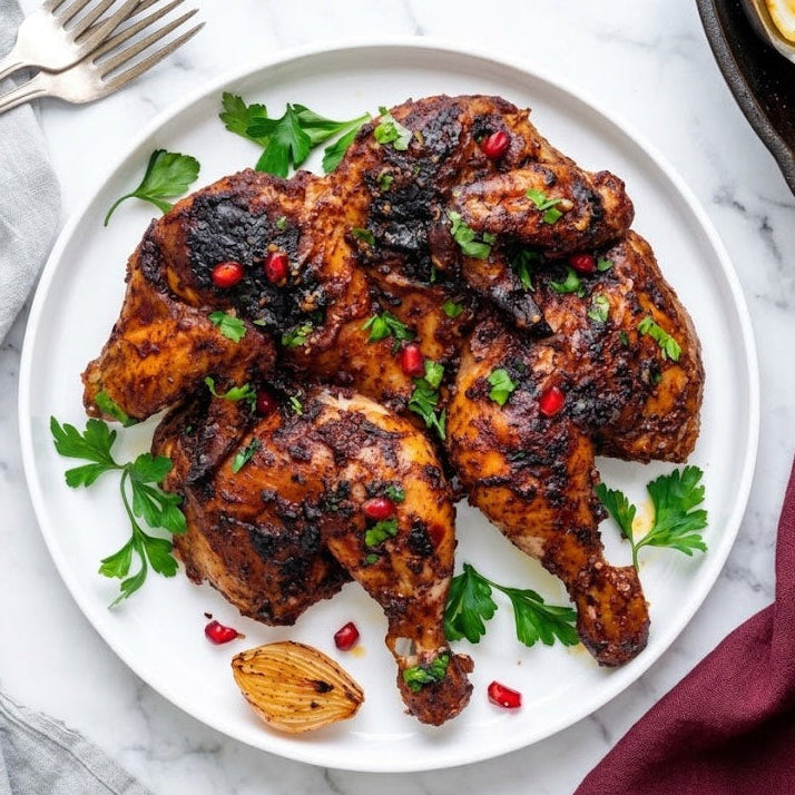 Middle Eastern Spiced Roast Chicken: Whole