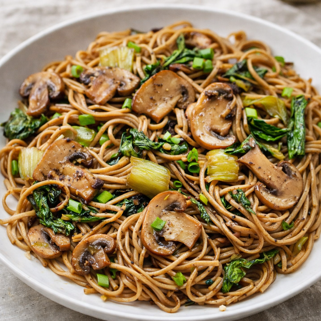 Mushroom Lo Mein