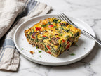 Mushroom and Peppers Brunch Casserole