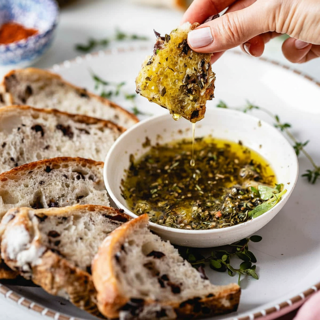 Artisan Bread Dip Platter