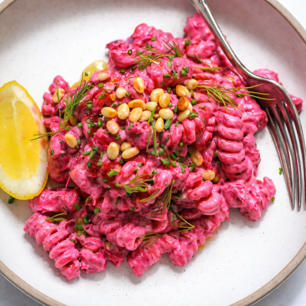 Pink Pasta Salad