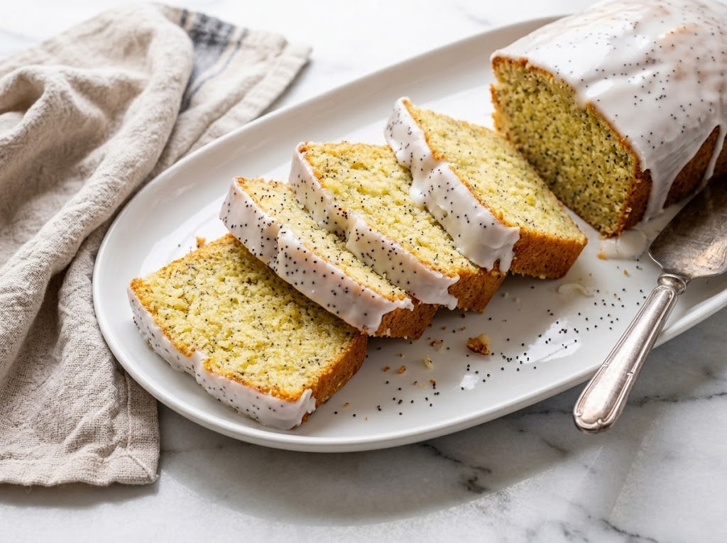 Classic Poppyseed Iced Pound Cake