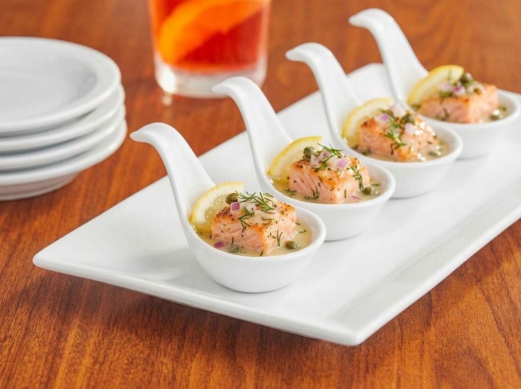 Salmon Piccata Spoons