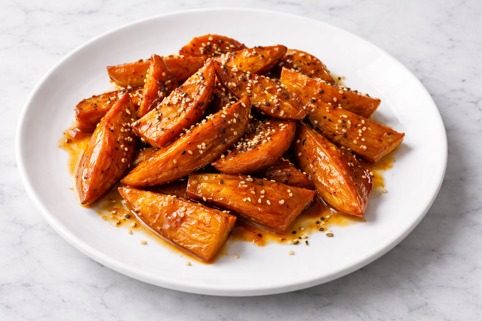 Sesame Roasted Sweet Potatoes