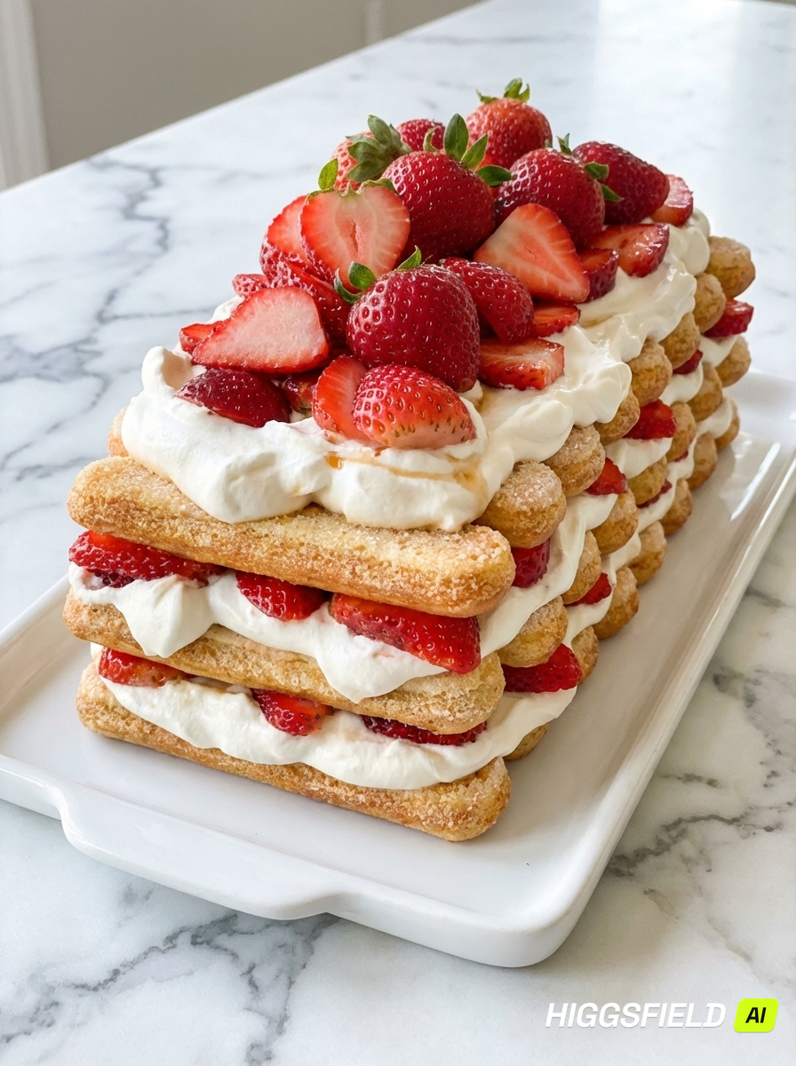 strawberry lemon tiramisu stack
cooked by conte 