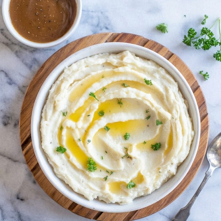 Vegan Mashed Potatoes and Gravy