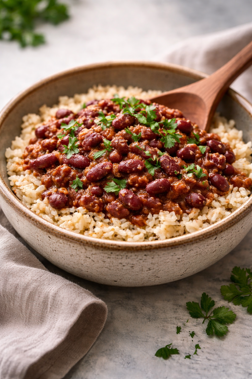 Cajun Vegan Red Beans and Rice